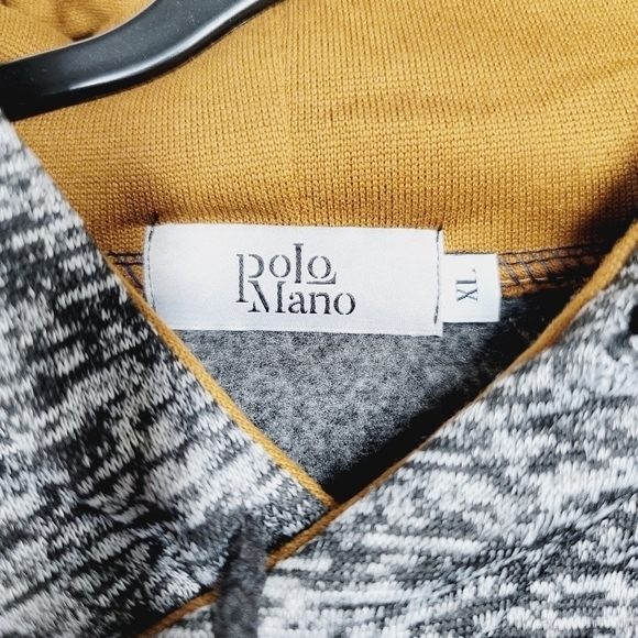 Men's Hooded Asymmetrical Zip Up Jacket - Picture 3 of 3